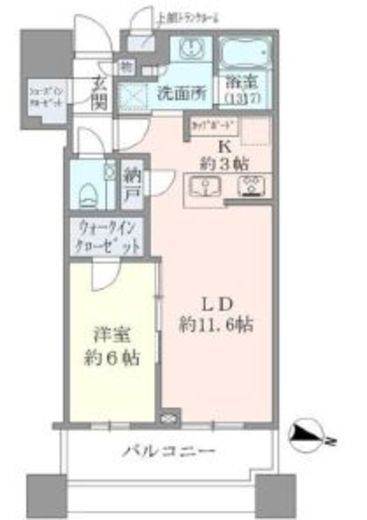 ブリリアタワーズ目黒 4階 間取り図