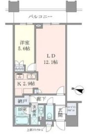 ブリリアタワーズ目黒 6階 間取り図