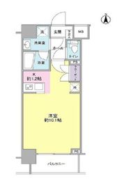 モンレーヴ錦糸町 702 間取り図