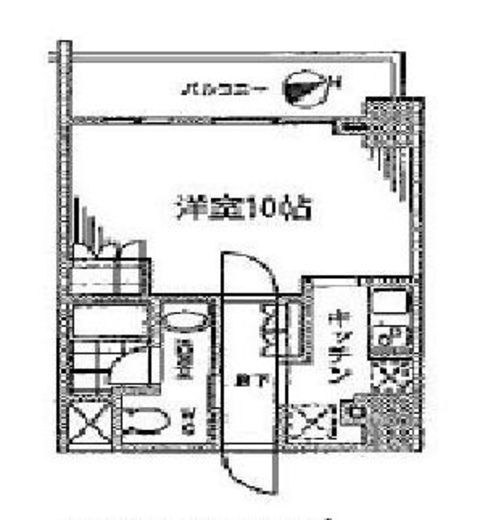 カスタリア門前仲町2 412 間取り図
