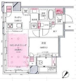 クロスエアタワー 11階 間取り図