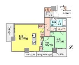 ブリリアザ・タワー東京八重洲アベニュー 17階 間取り図