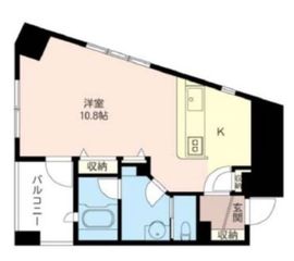 サライ南麻布 502 間取り図