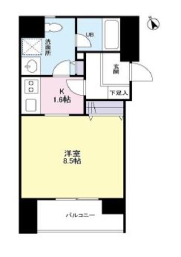 オーキッドプレイス 701 間取り図