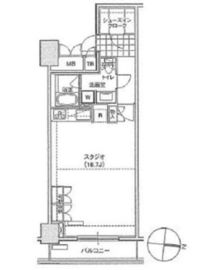 ブリリアイスト東雲キャナルコート 223 間取り図