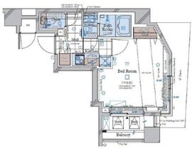 コンシェリア南麻布 ＜ＴＯＫＹＯ ＰＲＥＭＩＵＭ＞ 7階 間取り図