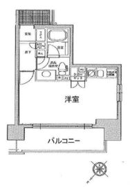 ファミールグラン銀座4丁目オーセンティア 2階 間取り図