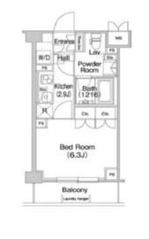 コンフォリア駒場 219 間取り図