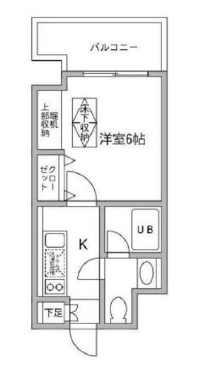 ラクラス木場公園 704 間取り図
