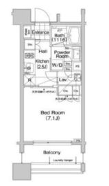 コンフォリア笹塚 1305 間取り図