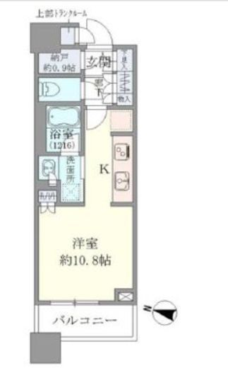 ブリリアタワーズ目黒 15階 間取り図