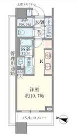 ブリリアタワーズ目黒 18階 間取り図