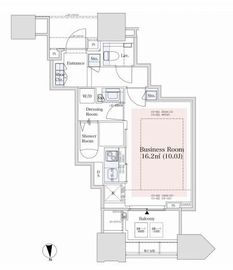 ドゥ・トゥール 52階 間取り図