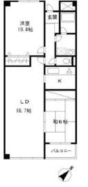 グランマルジュ市ヶ谷 402 間取り図