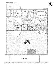 ファインクレーネ秋葉原 302 間取り図