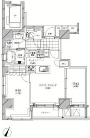 コスモリード市ヶ谷払方町 401 間取り図