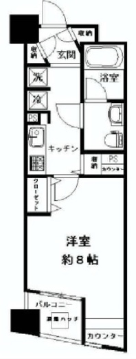 ブロードシティ東京 10階 間取り図