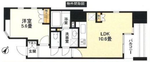 パークハウス駒込六義園 12階 間取り図