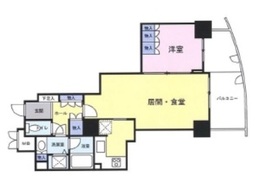 ゲートシティ大崎サウスパークタワー 13階 間取り図