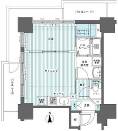 フェニックス西参道タワー 6階 間取り図