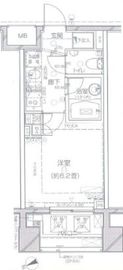 ピアース東京グレイスタワー 4階 間取り図