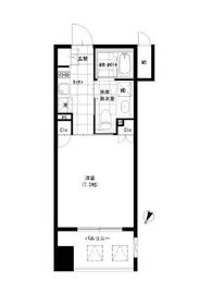 オーベルジュ日本橋 4階 間取り図