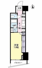 パークリュクス新宿御苑前mono 12階 間取り図