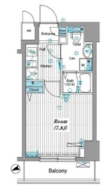 グランド・ガーラ銀座 11階 間取り図