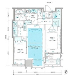 大崎ウエストシティタワーズ ウエスト 27階 間取り図