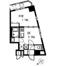 KDXレジデンス元浅草 504 間取り図