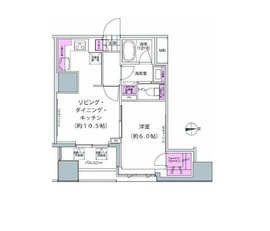 プレジリア東日本橋 306 間取り図