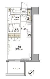 パークハビオ渋谷 1310 間取り図