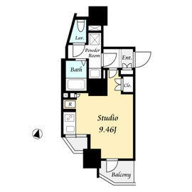 フリージアテラス 301 間取り図