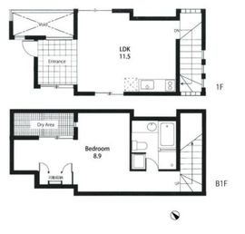 メゾン・デュ・ディズイット 104 間取り図