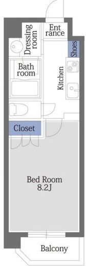 エスティメゾン目黒 309 間取り図