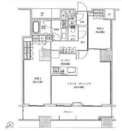 ザ・パークハウス西新宿タワー60 21階 間取り図