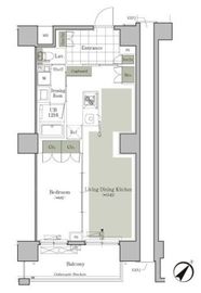 パークキューブ西ヶ原ステージ 611 間取り図