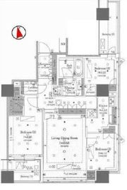 パークハウス麹町プレイス 9階 間取り図
