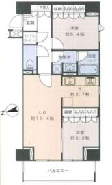 レグノ・カリテ品川シーサイド 7階 間取り図