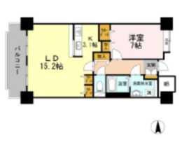 品川シーサイドビュータワー1 2116 間取り図