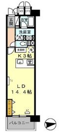 ロイヤルパークス西新井 426 間取り図