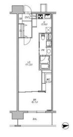 ロイヤルパークス西新井 334 間取り図