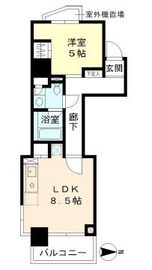 マイプレジール広尾 801 間取り図