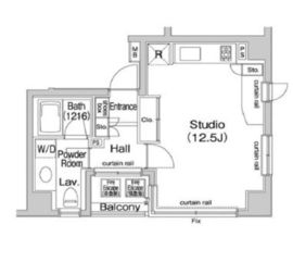 コンフォリア池袋 303 間取り図