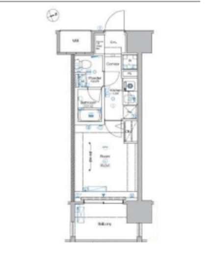 シーフォレシティ芝浦 6階 間取り図