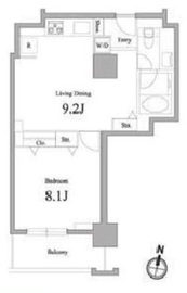 レグノ・セレーノ 8階 間取り図