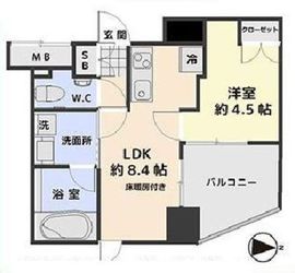 ルフォンリブレ大塚テラス 3階 間取り図