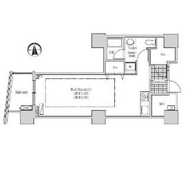 アクティ汐留 1117 間取り図