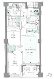ザ・ヒルズ市谷薬王寺 3階 間取り図