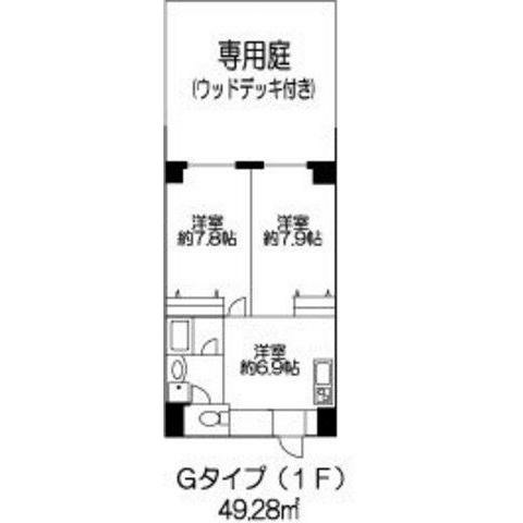ヒューリックレジデンス参宮橋 102 間取り図